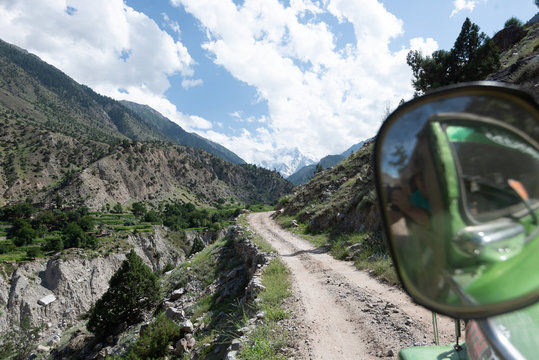 Fairy Meadows Road towards Nanga Parbat Base Camp, Pakistan, taken in August 2019