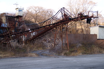 Big equipment of crushed stone factory