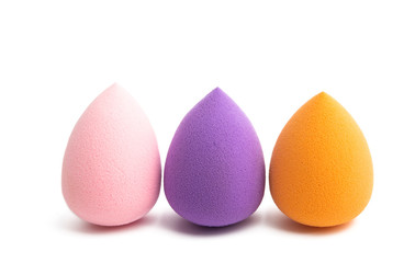 cosmetic sponge isolated