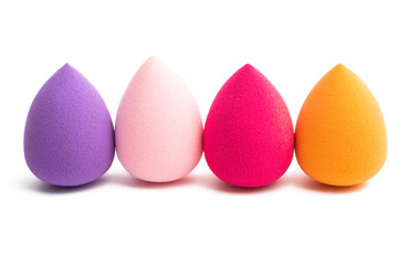 cosmetic sponge isolated