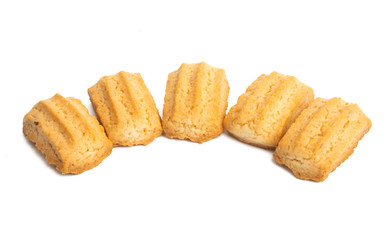 butter cookies isolated