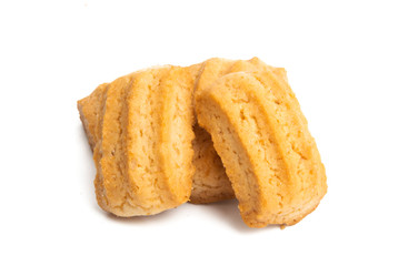 butter cookies isolated