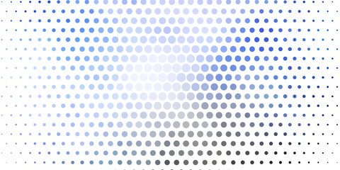 Light Blue, Yellow vector background with bubbles. Abstract colorful disks on simple gradient background. Pattern for websites.
