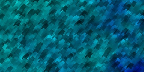 Light BLUE vector pattern with colorful hexagons.