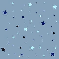 Fototapeta na wymiar blue background with stars