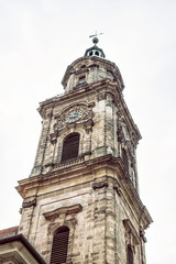 Fototapeta na wymiar New town church in Erlangen, Germany