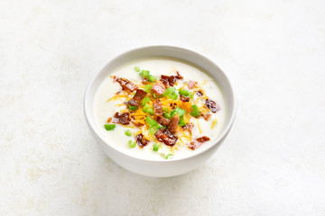Creamy potato soup