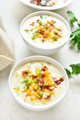 Potato creamy soup