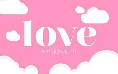 valentines day background with heart.