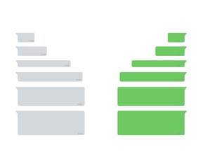 Fototapeta premium modern sms or message icons.