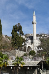 Fototapeta na wymiar Moschee von Pocitelj, Bosnien