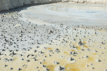 Mud Volcano in Hingol National Park, Balochistan, Pakistan, taken in August 2019