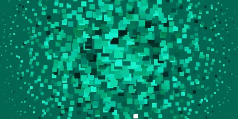 Light Green vector pattern in square style. Illustration with a set of gradient rectangles. Pattern for business booklets, leaflets