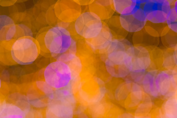 Abstract circular bokeh background of Christmaslight. Fresh healthy green bio background with...