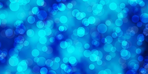 Light BLUE vector pattern with spheres.