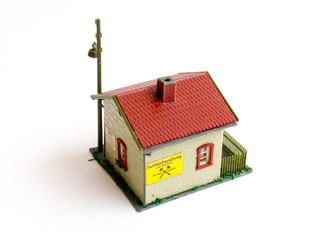 Miniature toy house.