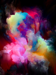 Naklejka na ściany i meble Colorful Abstract Smoke