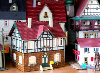 Miniature toy house.