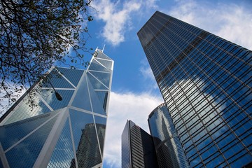 
Office towers in the Central District, Hong Kong
