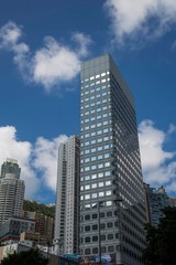 Fototapeta na wymiar Office towers in the Central District, Hong Kong 