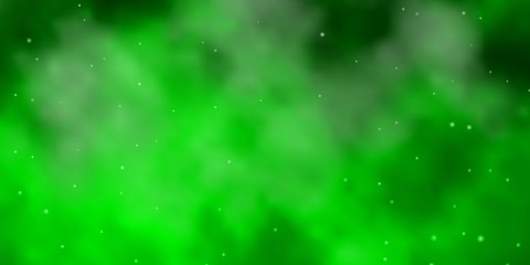 Light Green vector texture with beautiful stars. Modern geometric abstract illustration with stars. Best design for your ad, poster, banner.