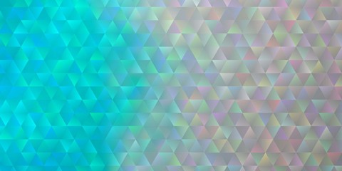 Light BLUE vector texture with triangular style.