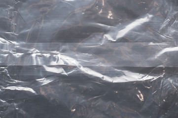 light crumpled polyethylene texture