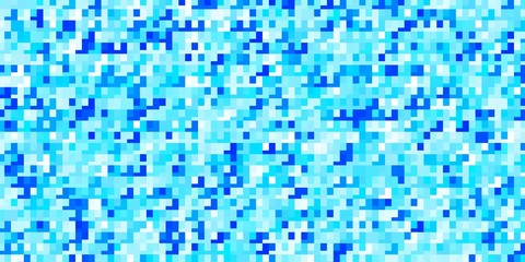 Light BLUE vector pattern in square style. Colorful illustration with gradient rectangles and squares. Template for cellphones.