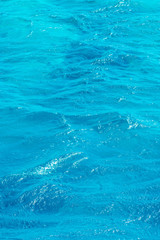 Blue sea background. beautiful sea surface. vertical photo