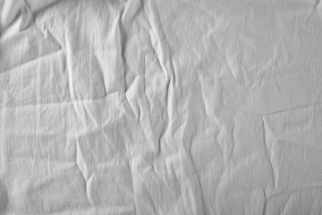 White textile, canvas background and texture