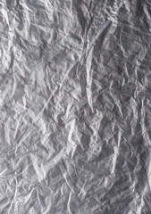 light crumpled polyethylene texture