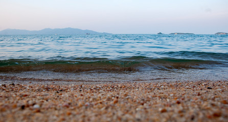 closeup beach sand