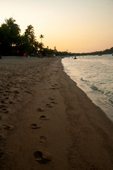 Beach before the sunset 