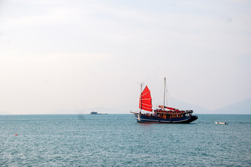 Cruising of  barque