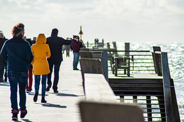 l'estacade de Saint Jean de Monts Vendée, France