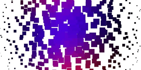 Light Blue, Red vector background with rectangles. Colorful illustration with gradient rectangles and squares. Modern template for your landing page.