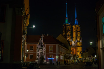 Fototapeta na wymiar Christmas in Wrocław