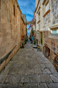 Croatia, island of Korcula and a fragment of the architecture of the city of Korcula © janmiko