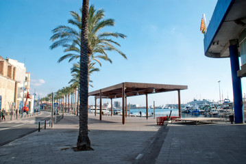 barrio pescador de El Serrallo en Tarragona (España)