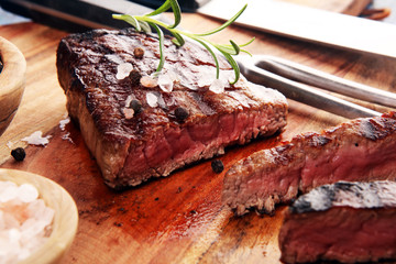 Barbecue Filet Steak - Dry Aged Wagyu Entrecote Steak with rosemary
