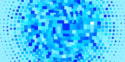 Light BLUE vector texture in rectangular style. Abstract gradient illustration with colorful rectangles. Modern template for your landing page.