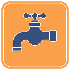 Water tap icon