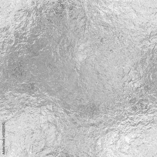 Silver Foil Seamless Texture Silvery Background Wall Mural Wallpaper Murals Letoosen