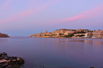 Beautiful view of Valletta at Malta