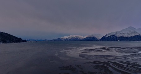 Seward, Alaska in the winter
