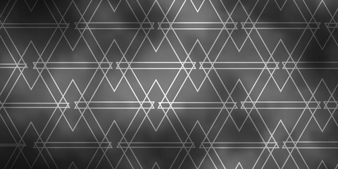 Light Gray vector background with triangles. Beautiful illustration with triangles in nature style. Best design for posters, banners.