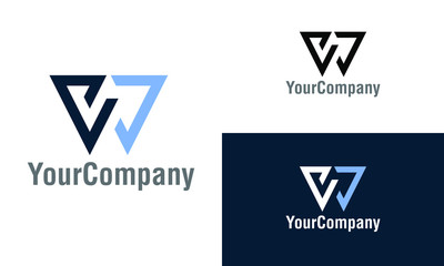 Letter W logo icon design template elements. Simple minimalist template graphic illustration. Creative vector emblem, for icon or design concept.