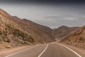Taba and Sainai desert in Egypt