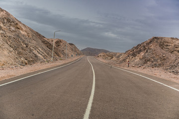 Taba and Sainai desert in Egypt