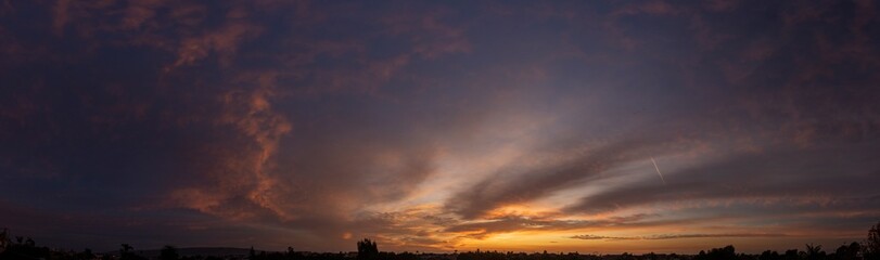Partly Cloudy Sunset 03